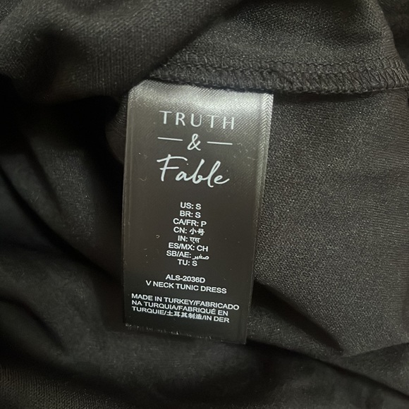 Truth in fable, black and gray floral dress - Picture 8 of 8